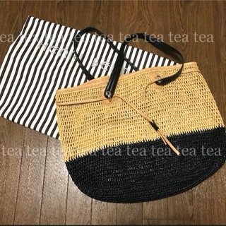 ヘンリベンデル(Henri Bendel)の美品 HENRI BENDEL ヘンリベンデル サマーバッグ カゴバッグ (トートバッグ)