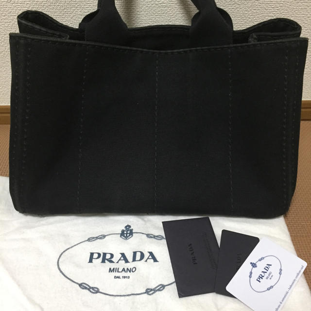 PRADA カナパトート 黒の通販 by yukar10512's shop｜プラダならラクマ - PRADA プラダ 格安新品