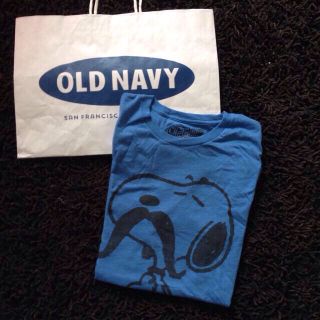 オールドネイビー(Old Navy)のOLDNAVYスヌーピーひげTシャツ(Tシャツ(半袖/袖なし))