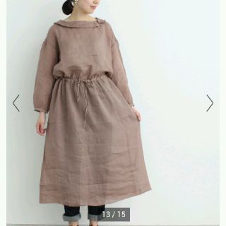 ネストローブ(nest Robe)のピコフリル様専用 PARICI 新品 リネンワンピース(ロングワンピース/マキシワンピース)