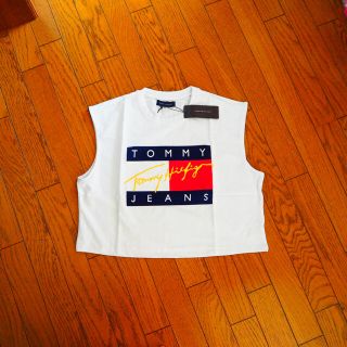 トミーヒルフィガー(TOMMY HILFIGER)のへそ出し tommyTシャツ tommyタンクトップ ノースリーブ トミー(Tシャツ(半袖/袖なし))