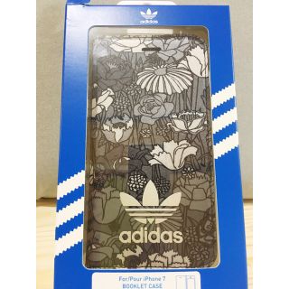 アディダス(adidas)の【新品未使用】iPhone7 adidas 手帳型ケース(iPhoneケース)