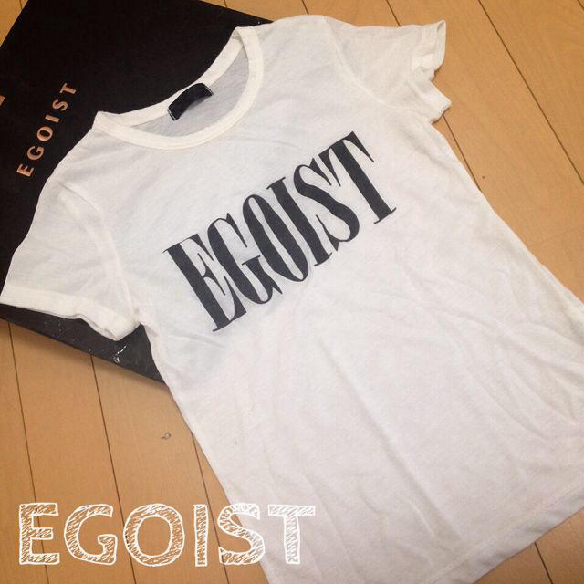 EGOIST(エゴイスト)のEGOIST＊ロゴTシャツ レディースのトップス(Tシャツ(半袖/袖なし))の商品写真