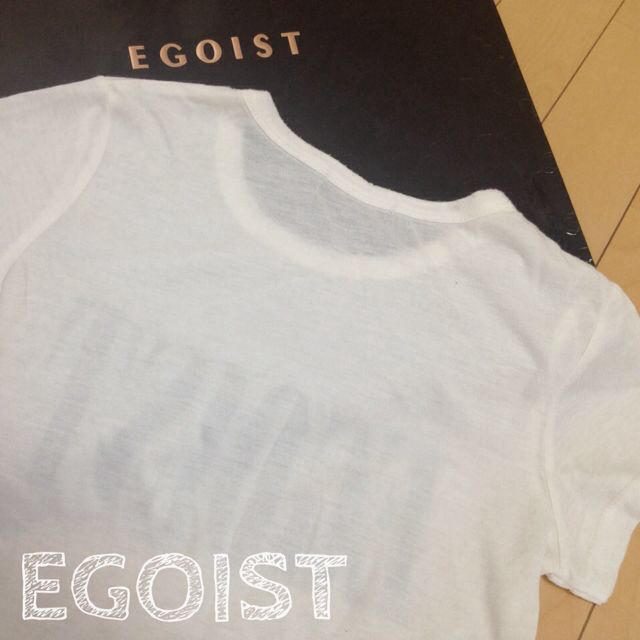 EGOIST(エゴイスト)のEGOIST＊ロゴTシャツ レディースのトップス(Tシャツ(半袖/袖なし))の商品写真