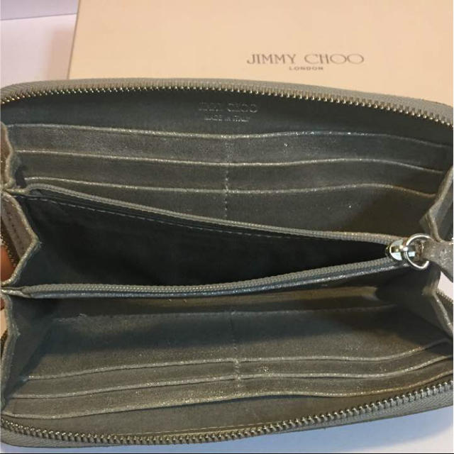 JIMMY CHOO(ジミーチュウ)の確実正規品JIMMY CHOOラウンドファスナーウォレット レディースのファッション小物(財布)の商品写真