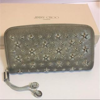 ジミーチュウ(JIMMY CHOO)の確実正規品JIMMY CHOOラウンドファスナーウォレット(財布)