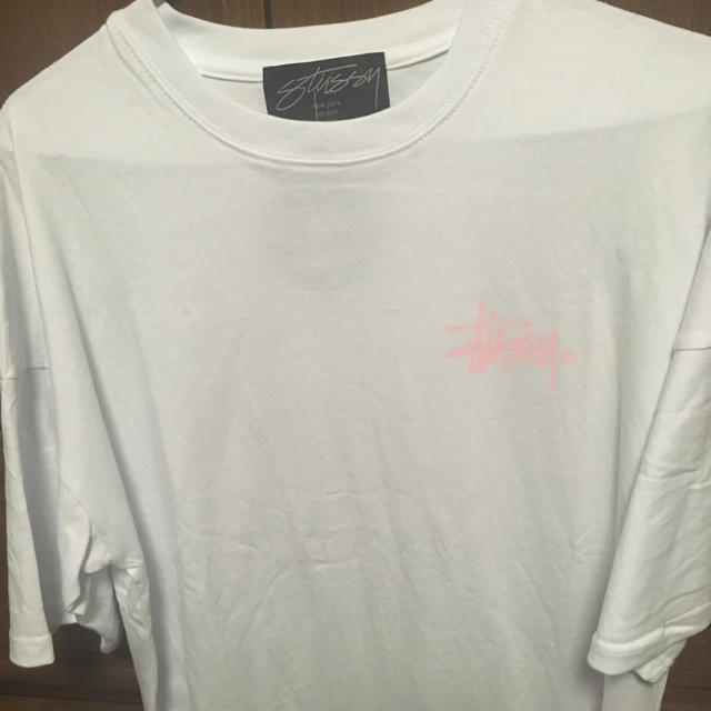 STUSSY(ステューシー)のstussy tシャツ ピンク レディースのトップス(Tシャツ(半袖/袖なし))の商品写真