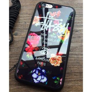 ステューシー(STUSSY)のSummer Price！ iPhone6/6sケース　ミラー花柄ピンク(iPhoneケース)