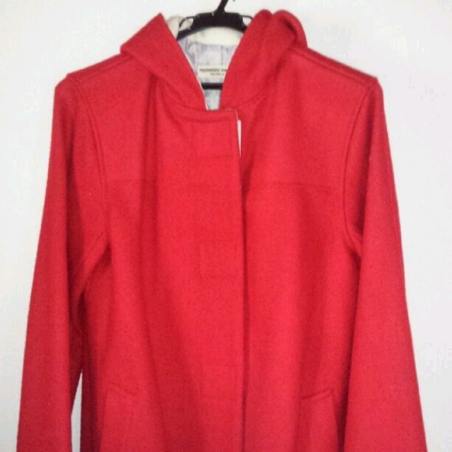 POU DOU DOU(プードゥドゥ)のプードゥドゥの真っ赤なロングコート レディースのジャケット/アウター(ロングコート)の商品写真