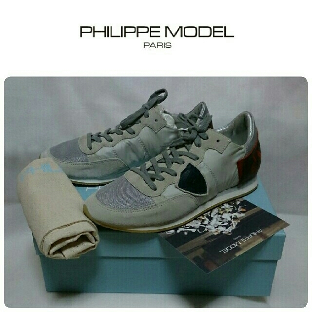 PHILIPPE MODEL(フィリップモデル)のPHILIPPE MODEL フィリップモデル●TROPEZ スニーカー 40 メンズの靴/シューズ(スニーカー)の商品写真