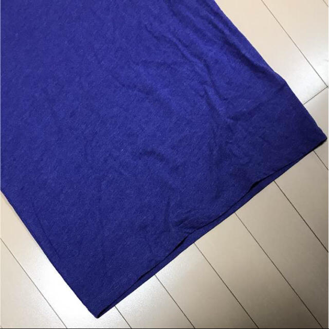 H&M(エイチアンドエム)の美品 H&M Vネック紫Tシャツ メンズのトップス(Tシャツ/カットソー(半袖/袖なし))の商品写真