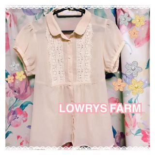 ローリーズファーム(LOWRYS FARM)のローリーズファーム ピンクシフォンブラウス(シャツ/ブラウス(半袖/袖なし))