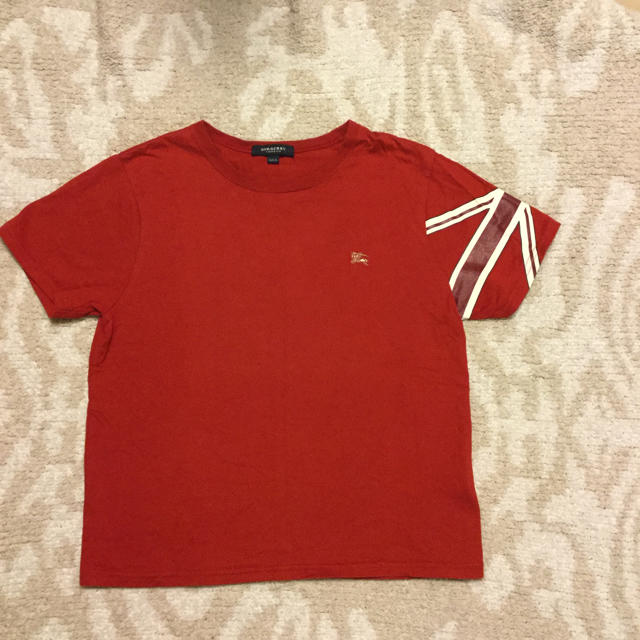 BURBERRY(バーバリー)のバーバリー 赤色Tシャツ140cm キッズ/ベビー/マタニティのキッズ服男の子用(90cm~)(Tシャツ/カットソー)の商品写真