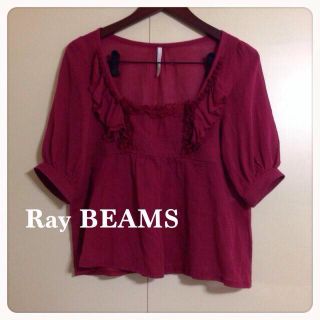 ビームス(BEAMS)のRay BEAMSフリルプルオーバー(シャツ/ブラウス(半袖/袖なし))