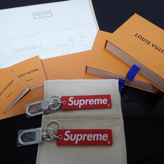 美しい Supreme - supreme×Louis Vuitton キーホルダー2個セット