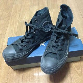 コンバース(CONVERSE)のコンバースハイカット✨Black24.5(スニーカー)