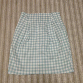 ギンガムチェックタイトスカート♡(ひざ丈スカート)