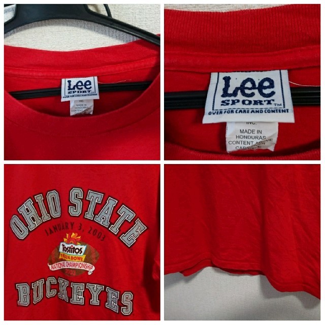 Lee(リー)のヴィンテージLEE SPORT/リースポーツ/フットボール/プリントTシャツ/L メンズのトップス(Tシャツ/カットソー(半袖/袖なし))の商品写真
