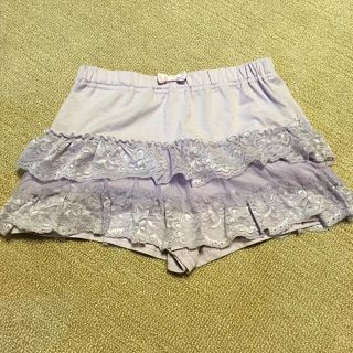 エニィファム(anyFAM)のany fam  フリルレース ショートパンツ 140(パンツ/スパッツ)