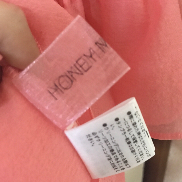 Honey mi Honey(ハニーミーハニー)のHONEY MI HONEY  オーガンジーチュニックブラウス レディースのトップス(シャツ/ブラウス(半袖/袖なし))の商品写真