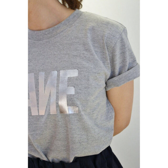 IENA(イエナ)のplage JANE SMITH JANE プリントTシャツ グレー レディースのトップス(Tシャツ(半袖/袖なし))の商品写真