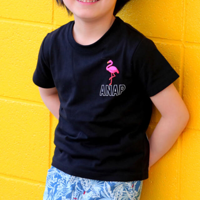 ANAP Kids(アナップキッズ)のANAP KIDS✩サマー ワンポイント ロゴ Tシャツ キッズ/ベビー/マタニティのキッズ服男の子用(90cm~)(Tシャツ/カットソー)の商品写真