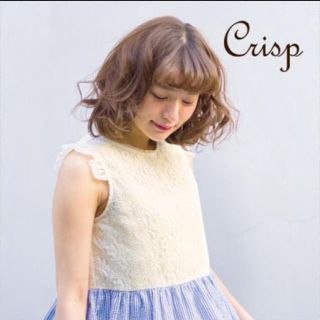 フラワー(flower)のCrisp ストライプペプラム TOPS(カットソー(半袖/袖なし))