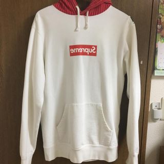 シュプリーム(Supreme)のsupreme COMME des GARÇONS 14ss パーカー 赤(パーカー)