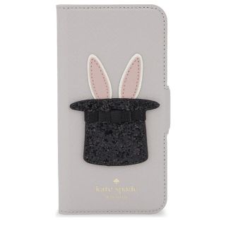 ケイトスペードニューヨーク(kate spade new york)のKate Spade ケイトスペード iPhone7 ケース  ウサギ ハット(iPhoneケース)