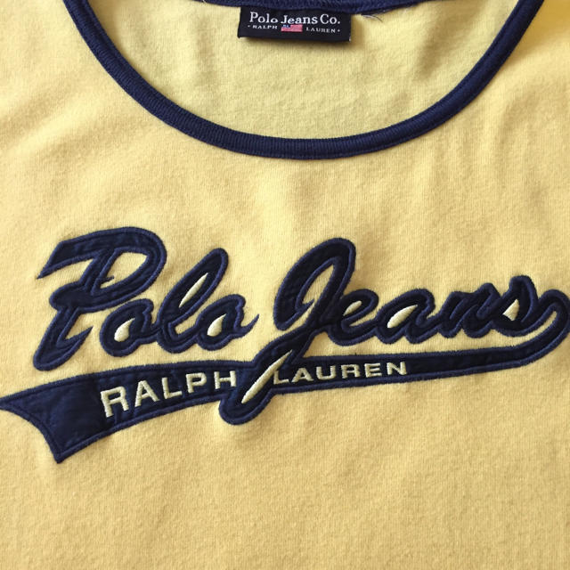 POLO RALPH LAUREN(ポロラルフローレン)のポロジーンズ Tシャツ イエロー レディースのトップス(Tシャツ(半袖/袖なし))の商品写真