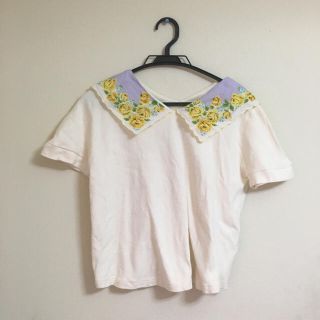 パラビオン(Par Avion)のPar Avion スカーフ襟Tシャツ(Tシャツ(半袖/袖なし))