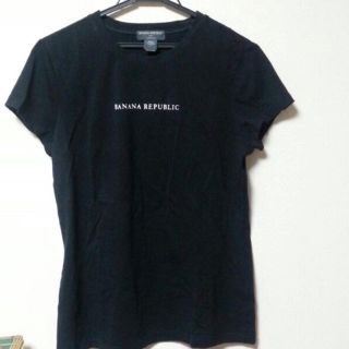 バナナリパブリック(Banana Republic)のラストお値下げ❣️「バナナリパブリック」黒Tシャツ(カットソー(半袖/袖なし))