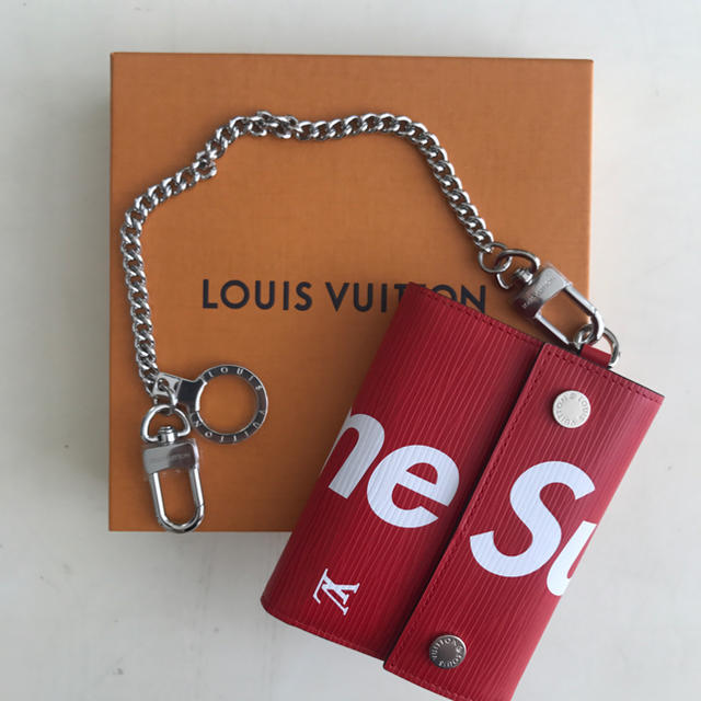 Supreme(シュプリーム)の【激レア】Louis Vuitton ✖️Supreme チェーンウォレット メンズのファッション小物(折り財布)の商品写真