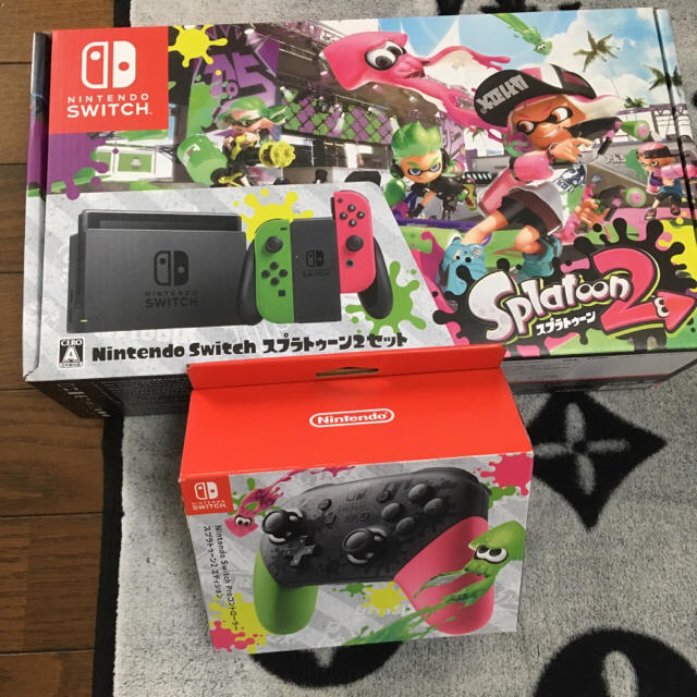 任天堂 - 新品 h スプラトゥーン2同梱版 セット proコントローラーの