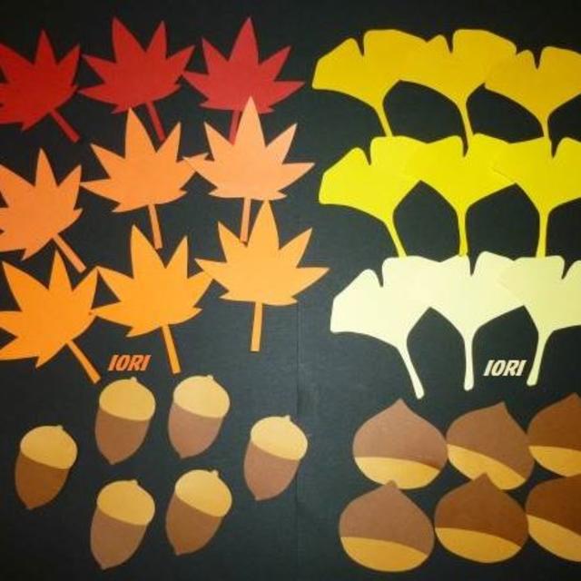 壁面飾り 秋 もみじ いちょう どんぐり くり の通販 By Iori S Shop ラクマ