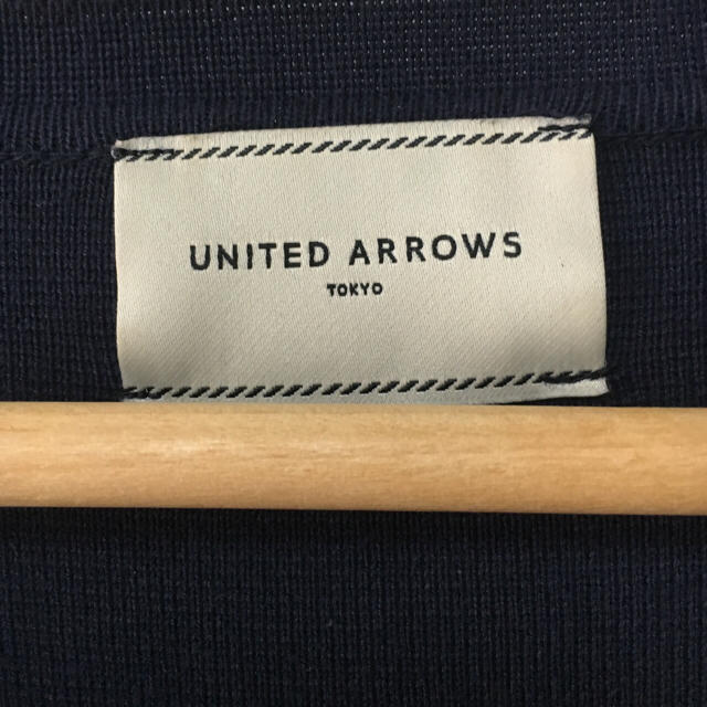 UNITED ARROWS(ユナイテッドアローズ)のユナイテッドアローズ★ミラノリブ Vネック ワンピース レディースのワンピース(ひざ丈ワンピース)の商品写真