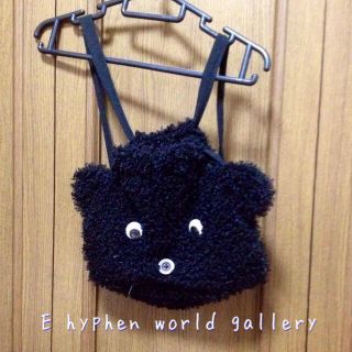 イーハイフンワールドギャラリー(E hyphen world gallery)の黒くまちびリュック(リュック/バックパック)