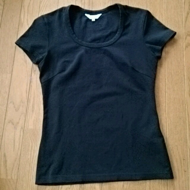 M-premier(エムプルミエ)のお値下げ★M-PREMIE エムプルミエ Tシャツ黒 レディースのトップス(Tシャツ(半袖/袖なし))の商品写真