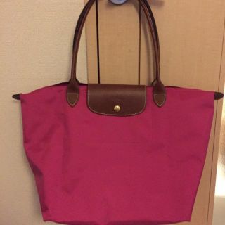 ロンシャン(LONGCHAMP)のロンシャン プリアージュ Mサイズ ピンク(ショルダーバッグ)