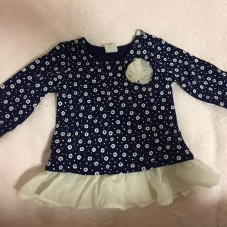 アカチャンホンポ(アカチャンホンポ)の【irhさん専用】美品♡チュール付トップス長袖 80(シャツ/カットソー)