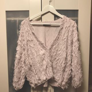 ダブルクローゼット(w closet)の最終値下げ☺︎ w closet ♡ フリンジカーディガン(カーディガン)