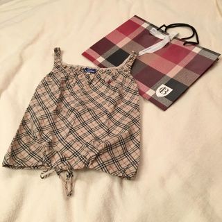 バーバリー(BURBERRY)のバーバリー柄ノースリーブシャツ(シャツ/ブラウス(半袖/袖なし))