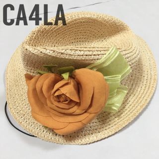 カシラ(CA4LA)のCA4LA ストローハットmini☆(麦わら帽子/ストローハット)