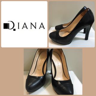 ダイアナ(DIANA)のダイアナ♡ブラックエナメル パンプス♡(ハイヒール/パンプス)