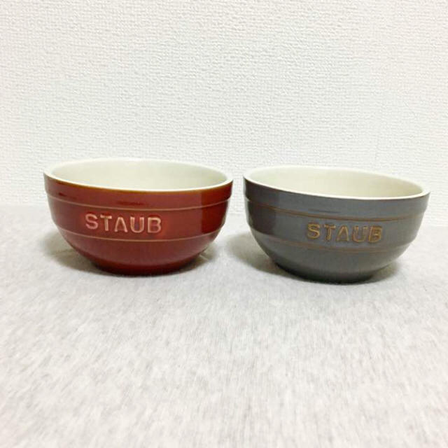 STAUB(ストウブ)の未使用 staub ボウル 12cm ヴィンテージカラー インテリア/住まい/日用品のキッチン/食器(食器)の商品写真