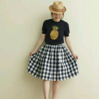 ドットアンドストライプスチャイルドウーマン(Dot&Stripes CHILDWOMAN)のdot&stripes チェックスカート(ひざ丈スカート)