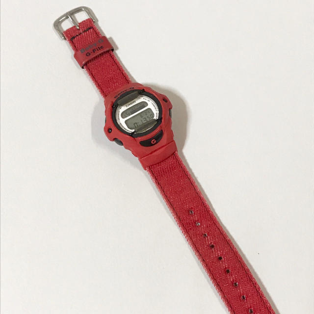Baby-G(ベビージー)のCASIO Baby-G 赤 腕時計 デジタル ナイロンベルト レディースのファッション小物(腕時計)の商品写真