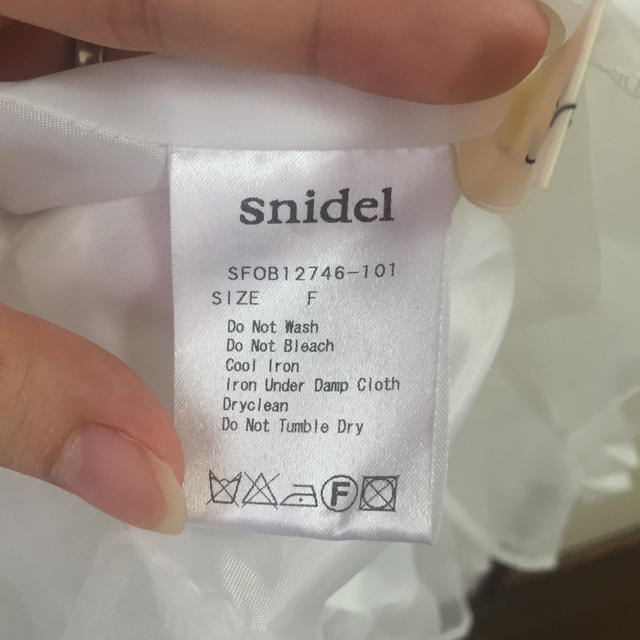 SNIDEL(スナイデル)の水原希子さん着用♡snidel*レースプリーツワンピ レディースのワンピース(ミニワンピース)の商品写真