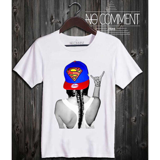 新品！ノーコメントパリ  superman cap Tシャツ メンズS