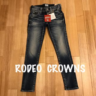 ロデオクラウンズ(RODEO CROWNS)の新品  ロデオクラウンズ  スキニー  size23  500(スキニーパンツ)